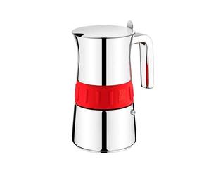 Cafetera Italiana Isogona-Bra Elegance Red 6 Tazas