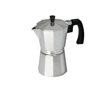 Jata CCA9 - Cafetera Italiana de Aluminio, Capacidad 9 Tazas, Apta para Todo Tipo de Cocinas Salvo inducción