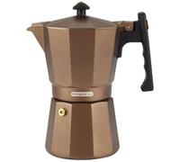 Cafetera Italiana Magefesa Jamaica 12 tazas aluminio inducción asa baquelita