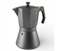 Cafetera Italiana Moka de Aluminio para Inducción, Vitro, Gas y Eléctrica | Espresso | 6/9/12 Tazas | Happy Friends