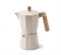 Cafetera Italiana Moka Espresso de Aluminio para Gas/Eléctrica/Vitro (No Inducción) | 3/6/9/12 Tazas | Happy Friends