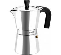 Monix M620001 Vitro Express | Cafetera de Aluminio 1 Taza, Apta para Todo Tipo de cocinas Excepto inducción, Plata