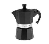 Cafetera Italiana Orbegozo KFN 310 3 tazas aluminio negra compatible gas/vitro