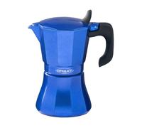 Oroley Cafetera Italiana Petra 9 Tazas Azul Aluminio