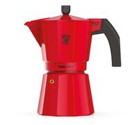Cafetera Italiana Pezzetti Italexpress 3 Tazas Aluminio Roja