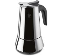 Cafetera italiana Pezzetti Steelexpress acero inoxidable 6 tazas compatible inducción