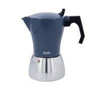 Cafetera Italiana Quid Baltic 12 tazas aluminio-acero blanca con mango ergonómico