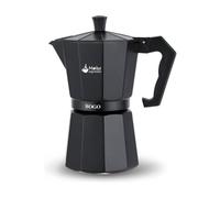 Sogo CAF-SS-7615 - Cafetera Moka 9 Tazas Aluminio Negro