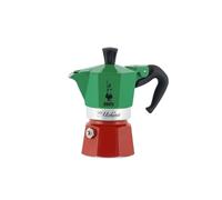 Bialetti Cafetera La Mokina 0396 – 1/2 tazas, Bandera italiana
