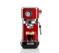 Cafetera Manual Ariete 1381/13 1,1 L 15 bares espumador de leche roja