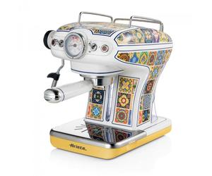 Cafetera Manual Ariete 1389/1P 0,9 L 15 bares con espumador de leche y modo ECO