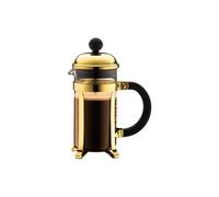Cafetera Manual Bodum Chambord 0,35 L 3 Tazas Acabado Dorado Filtro Reutilizable