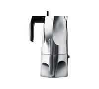 Cafetera Moka Alessi Ossidiana Aluminio MT18/6 Acero