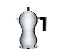 Cafetera Moka Alessi Pulcina Aluminio MDL02/1 B Negro