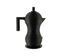 Cafetera Moka Alessi Pulcina Aluminio MDL02/3 BB Negro