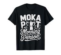Cafetera Moka Espresso Al Fuego Ritual Café Matutino Amante Camiseta