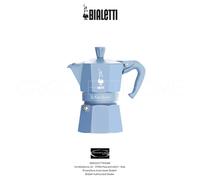 Cafetera Moka Express Bialetti Azul Cerúleo 1 Taza - Cielo Estrellado
