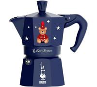 Cafetera Moka Express Bialetti Orsetto Azul 3 tazas 0.15 l