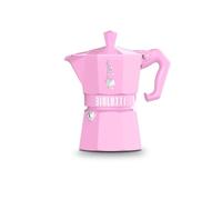 Cafetera Moka Italiana Bialetti Moka Exclusive 3 tazas aluminio rosa compatible inducción