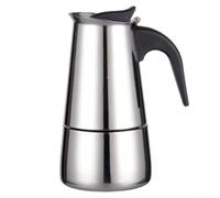 Cafetera Moka Pot de acero inoxidable, 2/4/6/9 tazas, cafetera italiana de prensa de espresso para preparar en estufa en casa (200 ml)