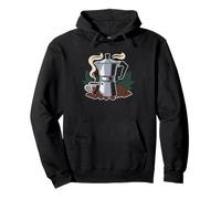Cafetera Moka Ritual Espresso Al Fuego Café Matutino Amante Sudadera con Capucha