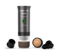 SOGO Cafetera Portátil Recargable 4 en 1 para Cápsulas y Café Molido - Mini Cafetera Compatible Nespresso y Dolce Gusto - Máquina de Café para Viajes Compacta con Función Caliente y Fría