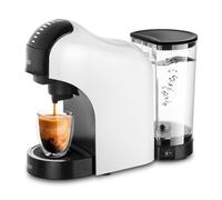 Cafetera Multicápsula Ufesa Bellagio 3 en 1 15 bares 1400W control táctil blanco