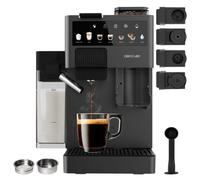 Cecotec Cafetera de Cápsula Freestyle Grind & Latte. 1400W, 20Bares, Multicápsulas, Café Grano 40g, Molinillo Cónico, 1.6L Depósito Agua, 300ml Leche, Thermoblock, Pantalla Táctil, Limpieza Automática