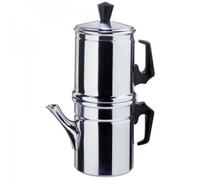 Ilsa Napoletana Cefetera, Aluminio. Plata, para 3 Tazas