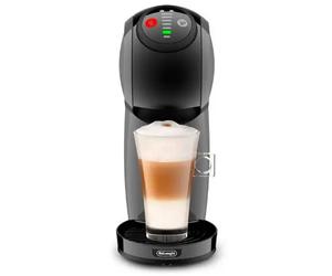 Cafetera Nescafé Dolce Gusto Genio antracita De'Longhi, cafetera de cápsulas para bebidas frías y calientes, presión de la bomba 15 bar, Depósito de agua de 0.8 L, modo Eco, Thermoblock, apagado