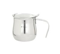 Cafetera pequeña para 1 taza con filtro de papel extraíble - Cafetera para café diario de fácil limpieza, de aluminio, 10 cl