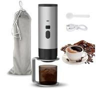 Cafetera portátil 3 en 1 con batería, con soporte, máquina de café espresso con USB, compatible con cápsulas y café en polvo, calentamiento rápido de 3 minutos, para viajes, camping y familias