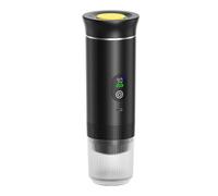 Cafetera Portátil 3 en 1 con Display de Temperatura, Calentamiento Máximo de 80ml Agua 20 Bar Multicápsula Modo Frío/Calor Batería Recargable USB-C 7500mAh, Compatible con Cápsulas y Café Molido