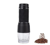 Cafetera Portátil, Cafetera de Presión Manual Cafetera Espresso Portátil Mini Cafetera Cafetera Espresso de Viaje (Negra)