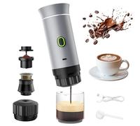 Cafetera Portátil Espresso 3 en 1 - Mini Cafetera Compatible con Café Molido, Cápsulas Nespresso® y Dolce Gusto® - 20 Bares de Presión con Calentador USB - Ideal para Viajes, Camping, Oficina y Hogar