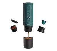 Cafetera expreso eléctrica portátil OutIn Nano, color verde azulado