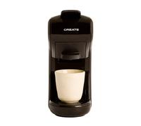 Cafetera Potts CREATE Multicápsula 1450W Presión 19 Bares Negra Compacta, compatible Nespresso y Dolce Gusto - IKOHS