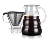 Bodum Cafetera de filtro Melior 11762-10-01S, malla fina acero inoxidable, 8 tazas, 1.0 l