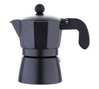 San Ignacio 3 Tazas CAFETERA 3T ALU Florencia Black SG, Aluminio, Multicolor