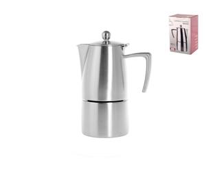 Cafetera Satinada Modelo Slancio Para 2 Tazas