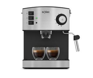 Cafetera Semi-automática Solac Taste Classic M80 Inox 1.6 L 20 bares con vaporizador