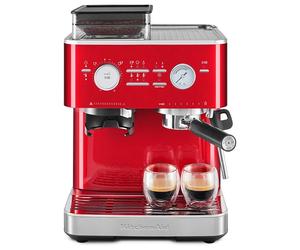 Cafetera semiautomtica KitchenAid 5KES6551ECA color rojo manzana metalizado con