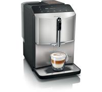 Cafetera superautomática - SIEMENS EQ.300 TF303E07, 15 bar, 1300 W, Negro, Metálico, Plata