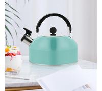 Cafetera silbante, boquilla antigoteo, tetera de acero inoxidable con mango ergonómico, olla al vacío, diseño ligero y compacto con mango pl