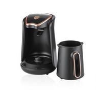 Cafetera turca de 600 W, tetera eléctrica automática for café y té for el hogar, camping, viajes, capacidad de 250 ml, cafetera de pavo portátil