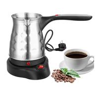 Cafetera Turca Eléctrica Con Mango, Cafetera Eléctrica 500ml, Cafetera Eléctrica, Cafetera Turca, Cafetera De Inducción,Cafetera Turca Con Acero Inoxidable Viajar