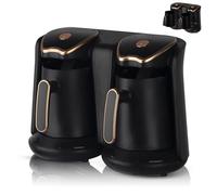 Cafetera turca eléctrica de 1200 W, 8 tazas, portátil, con sistema antidesbordamiento y antiquemaduras, for cafetera griega