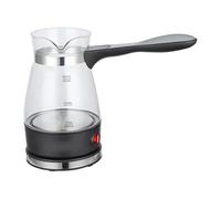 Cafetera Turca Eléctrica de Vidrio con Mango Desmontable - 16.2cm (6.4 pulgadas) - Ideal para Café, Té y Agua