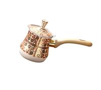 Cafeteras de acero inoxidable con mango de madera para preparar café y calentar con leche, chocolate, mantequilla, sopa, calentador de leche y cafeteras