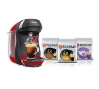 Cafeteras express combinadas Compatible con Nespresso Bosch Tassimo Happy TAS1003 L - Rojo used